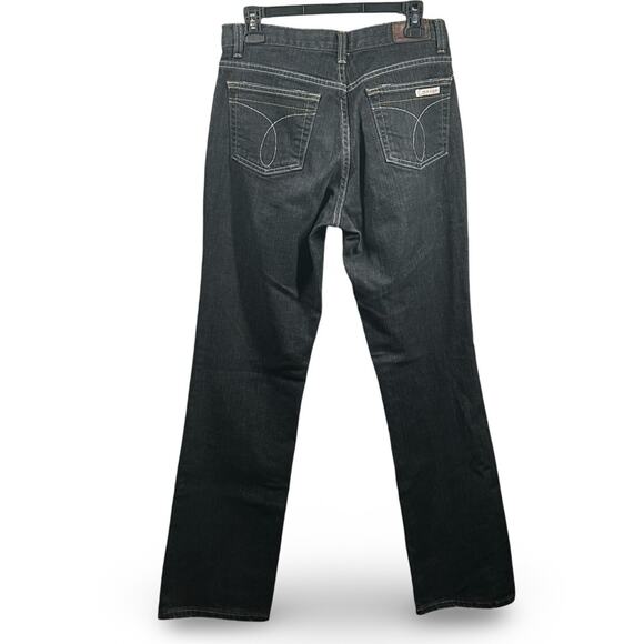 Calvin Klein Stretch Bootcut Jeans Women's Size 6 Casual‎ Designer Denim Office - Picture 2 of 8